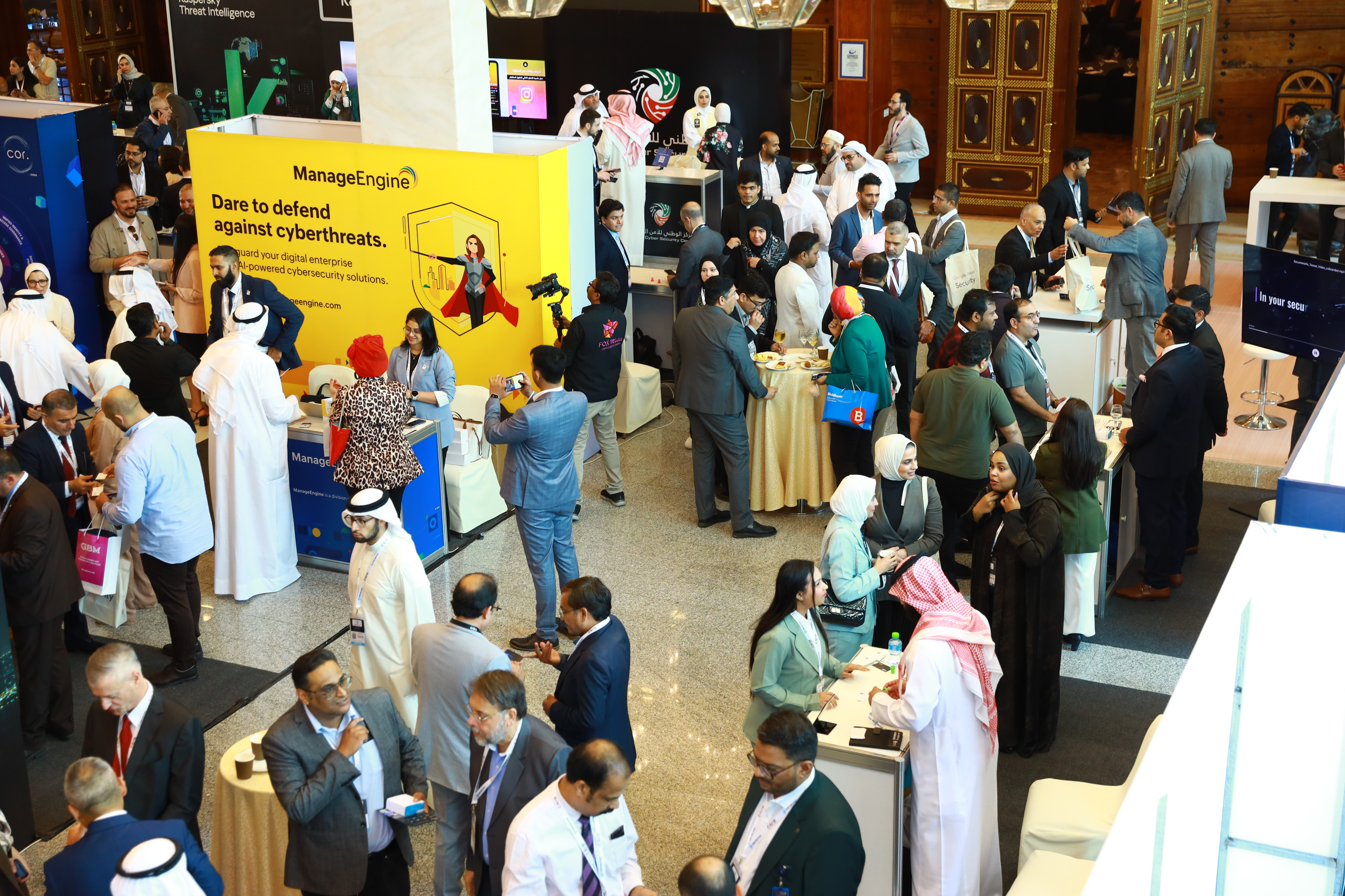 Cyber First UAE — the exhibition floor
