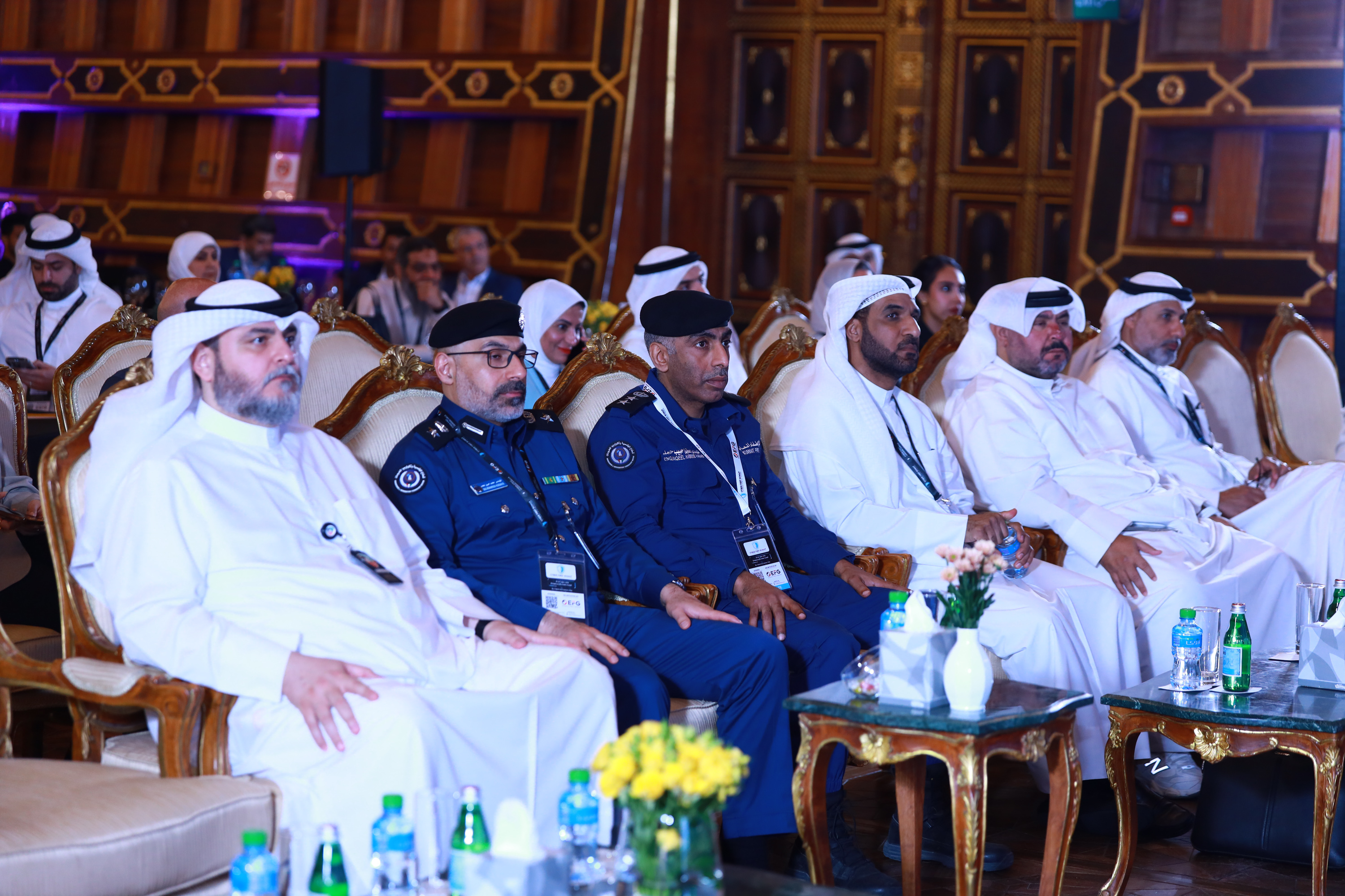 Senior delegates in the front row of a keynote