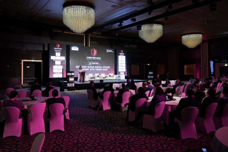 Cyber First Qatar — panel speakers on the main stage