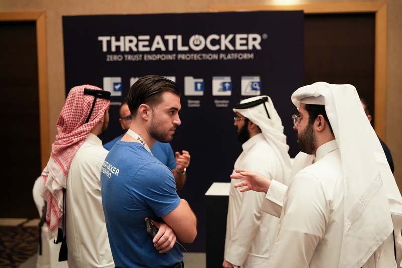 Cyber First Qatar — partner exhibition floor